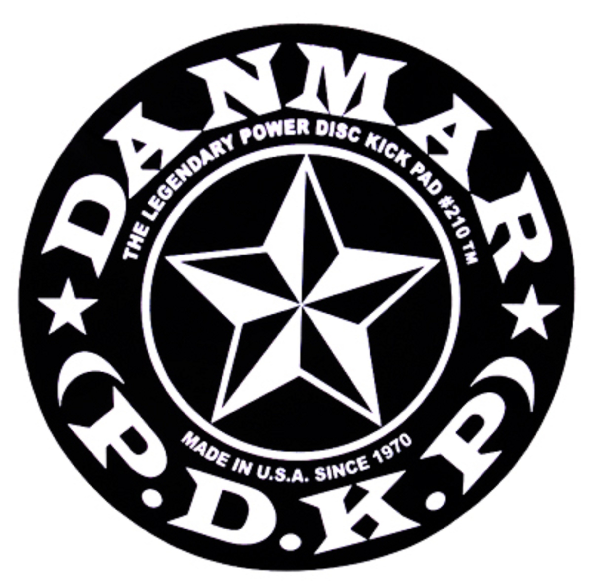 Danmar 210STR Bassdrum Kickpad "Stars" Singlepedal
