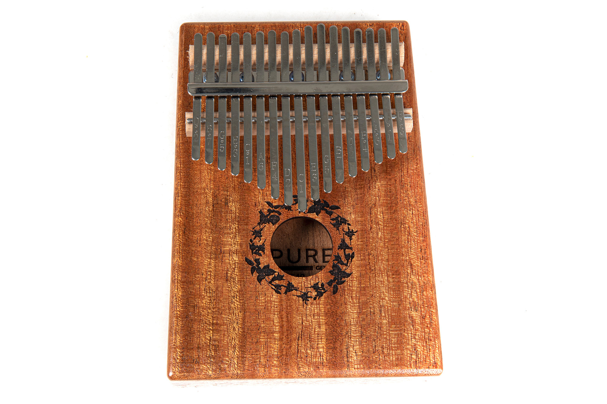 Gewa Pure Kalimba 17 Töne Leaves Mahogany Gewa Pure Kalimba 17 Töne Leaves Mahogany