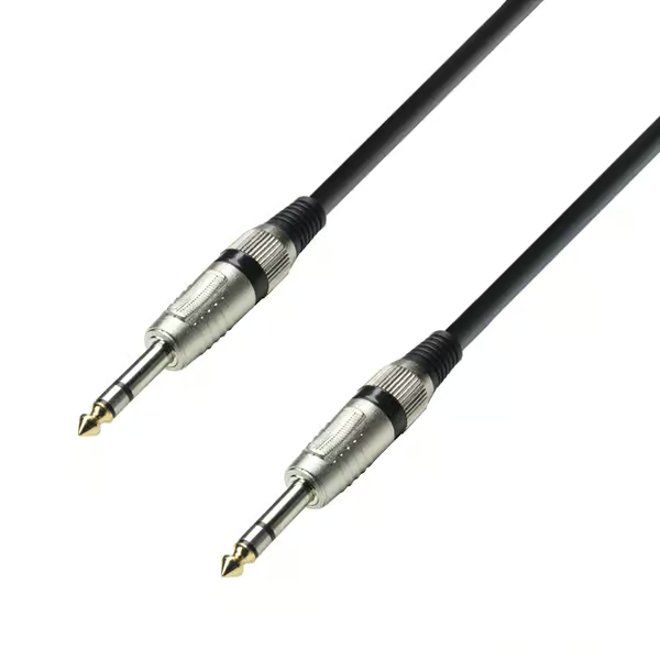 AH Audiokabel 2x 6,3mm Klinke stereo 6m