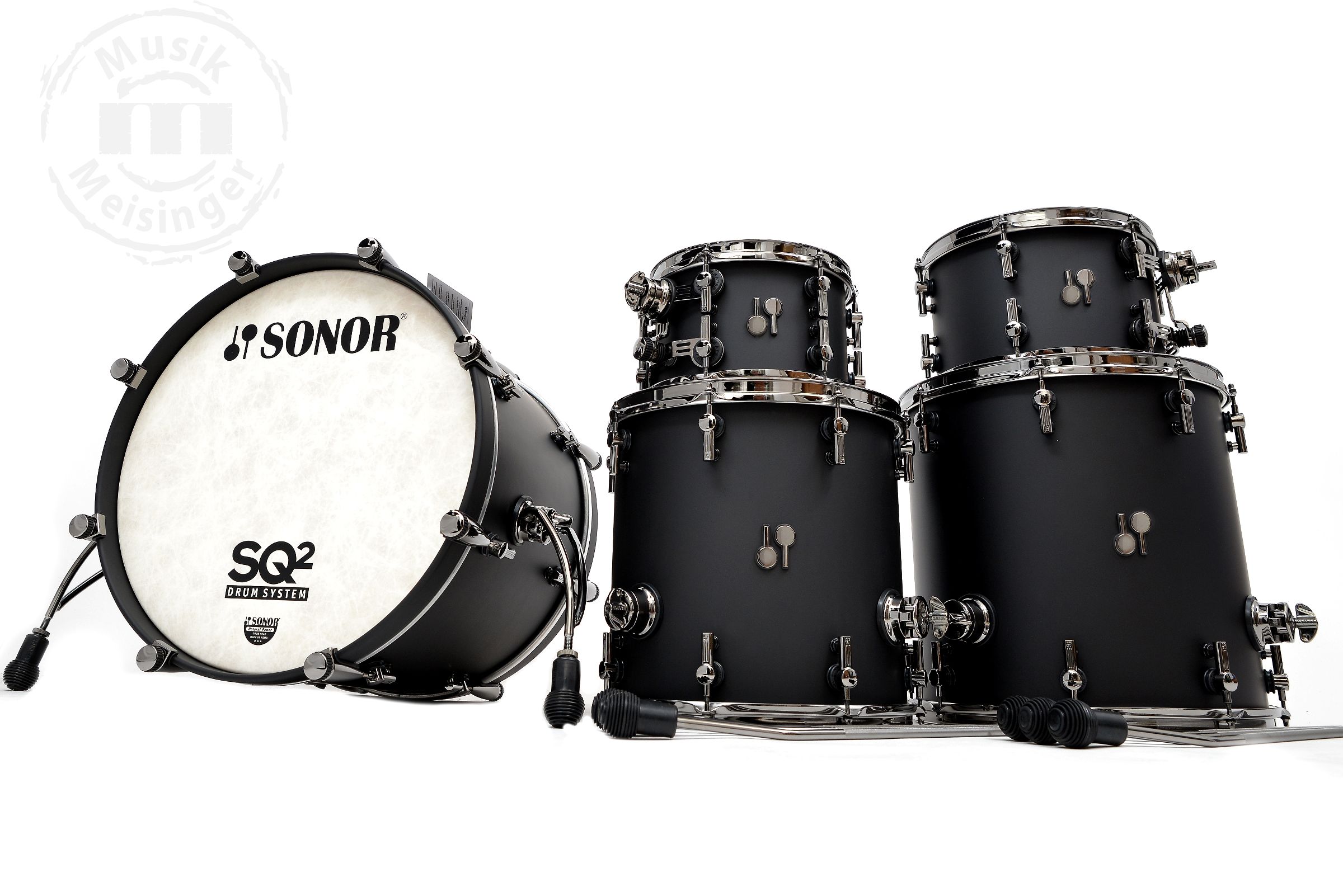 Sonor SQ2 20B/10T/12T/14FT/16FT Shellset  Dark Satin