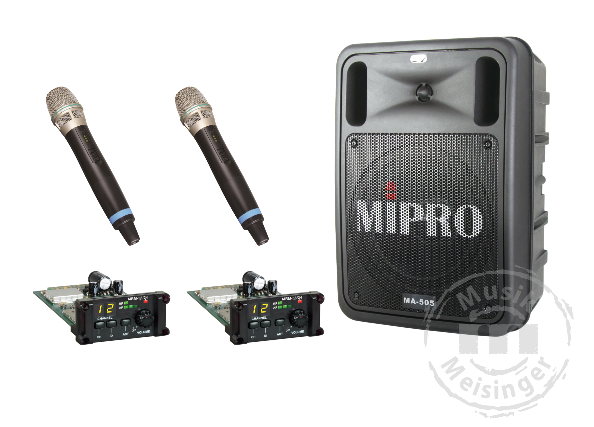 Mipro MA-505 SET Digital Handsender Duett
