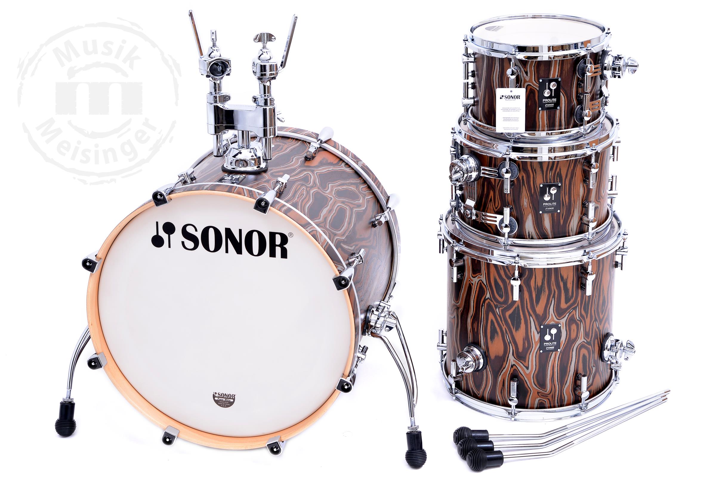 Sonor ProLite 20BD/10TT/12TT/14FT Elder Tree Sonor ProLite 20BD/10TT/12TT/14FT Elder Tree