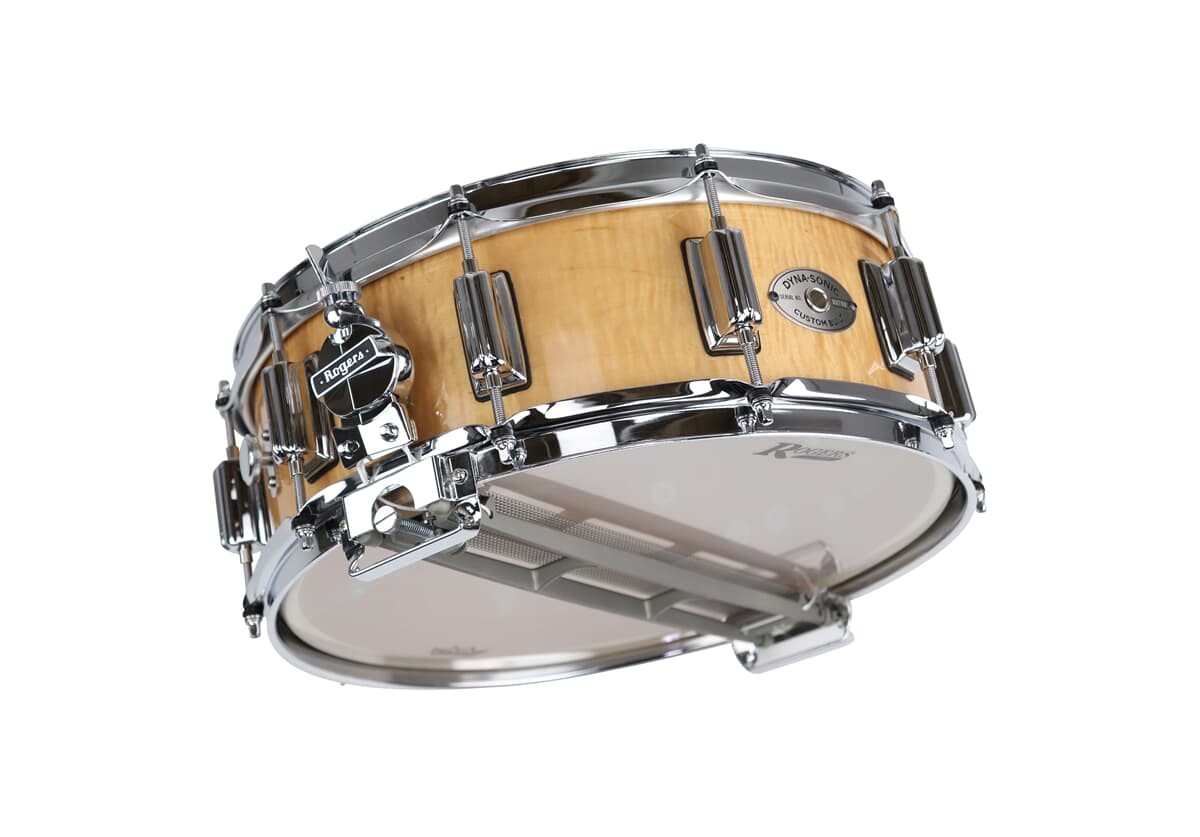 Rogers 14x5 Dyna-Sonic Snare Curly Maple Rogers 14x5 Dyna-Sonic Snare Curly Maple