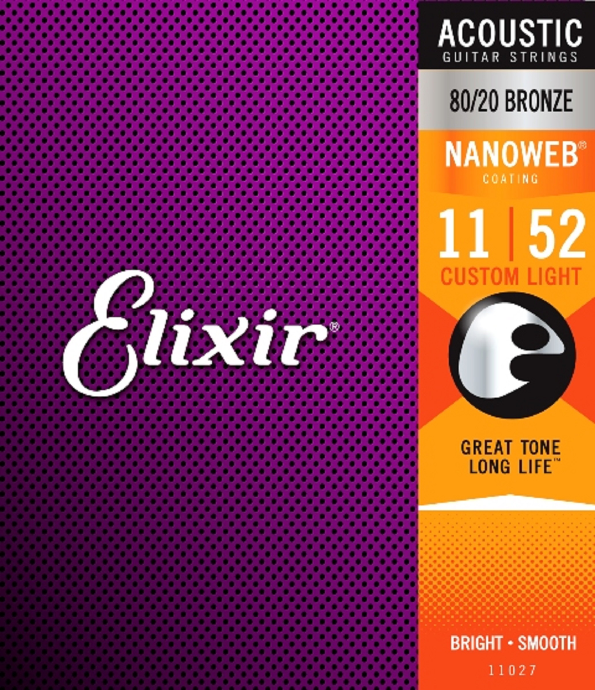 Elixir 11027 Nanoweb Custom Light 80/20 011-052