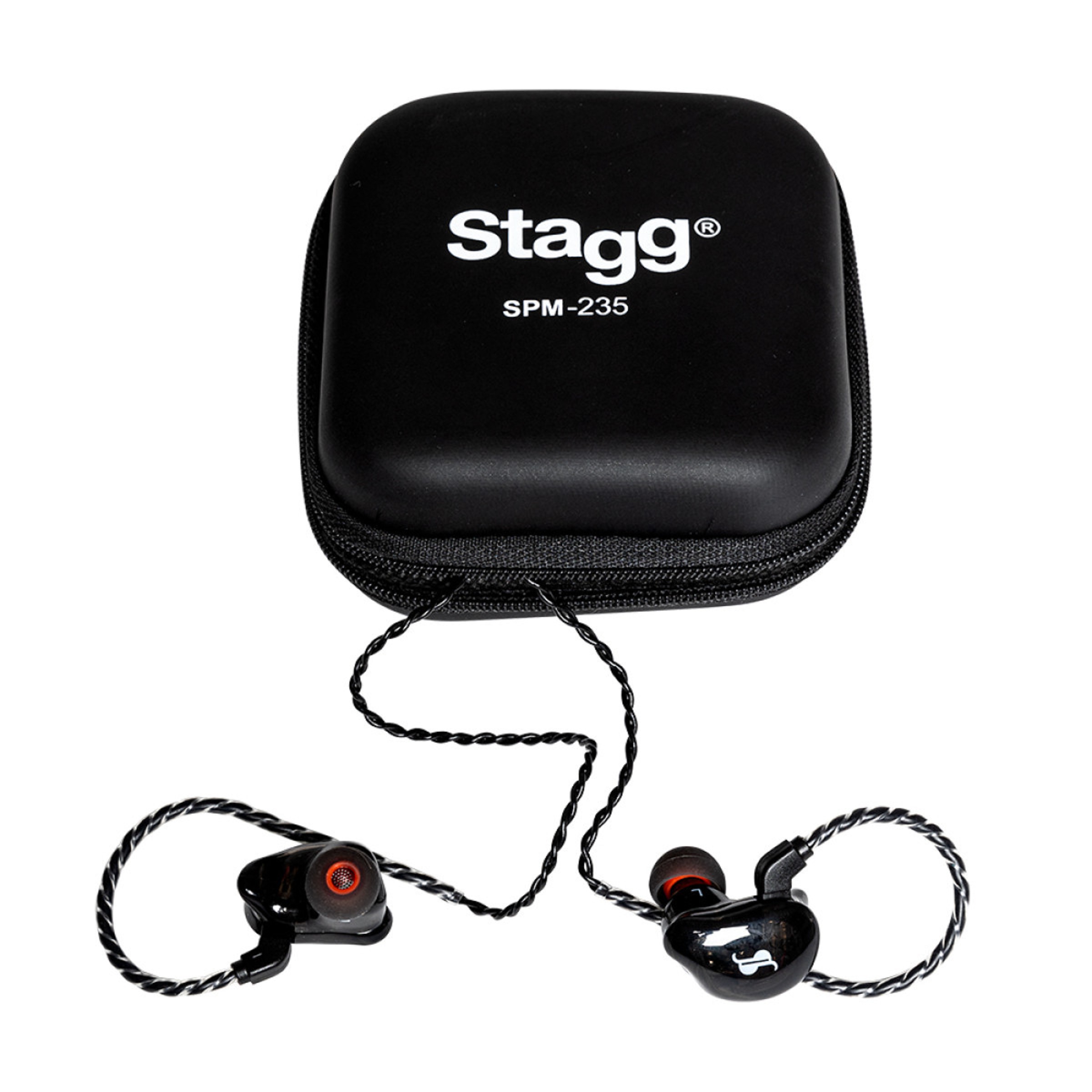 Stagg SPM-235 BK 2-Driver In-Ear Stage Monitor schwarz