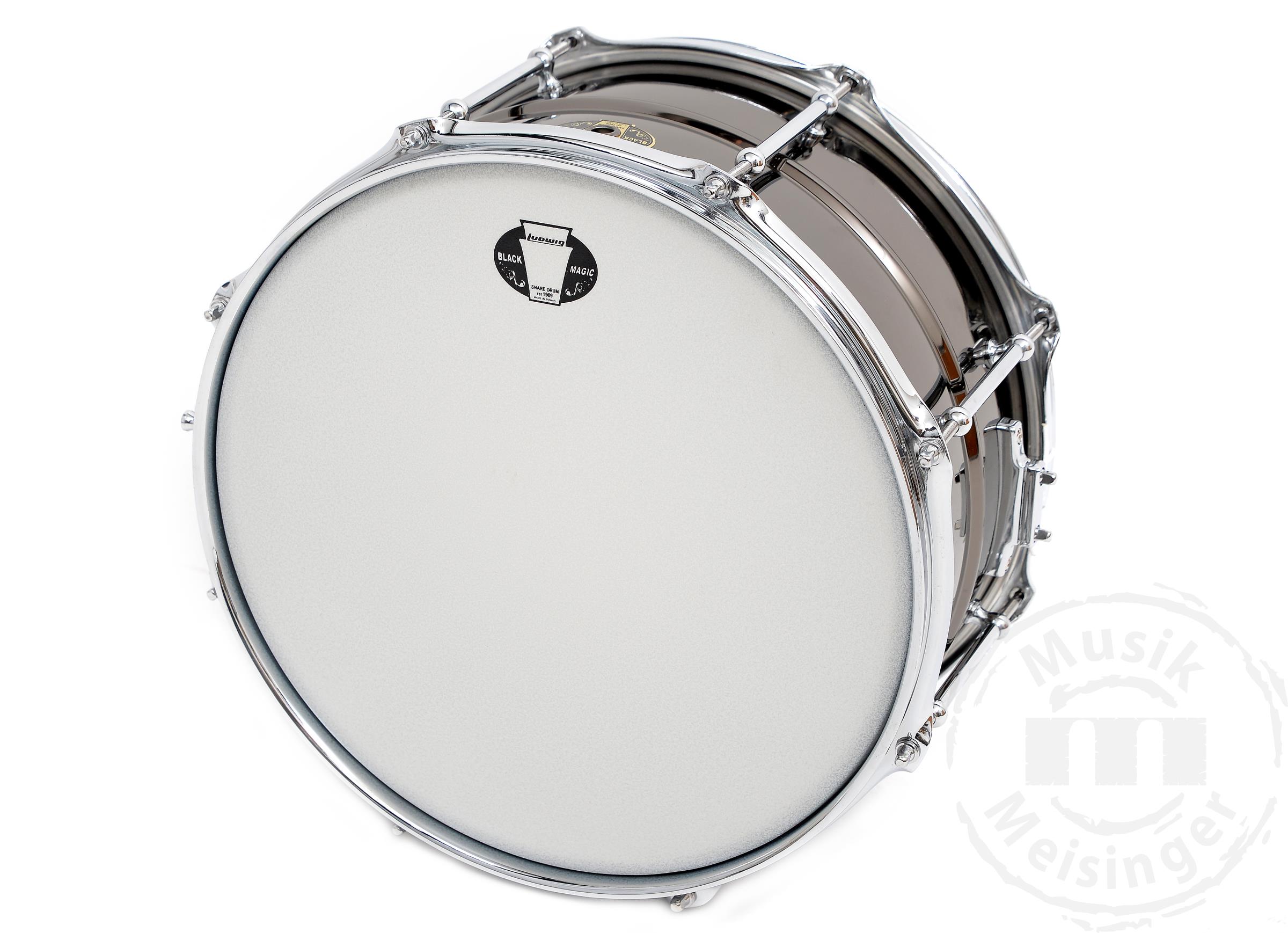 Ludwig LW0713C 13x7 Black Magic Chrome Snare