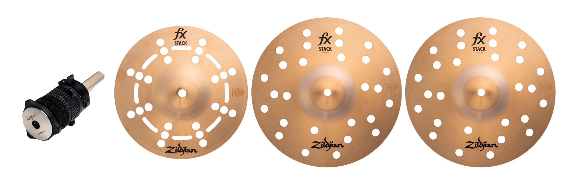 Zildjian Effect FX 10" Stack traditional mit Cymbolt