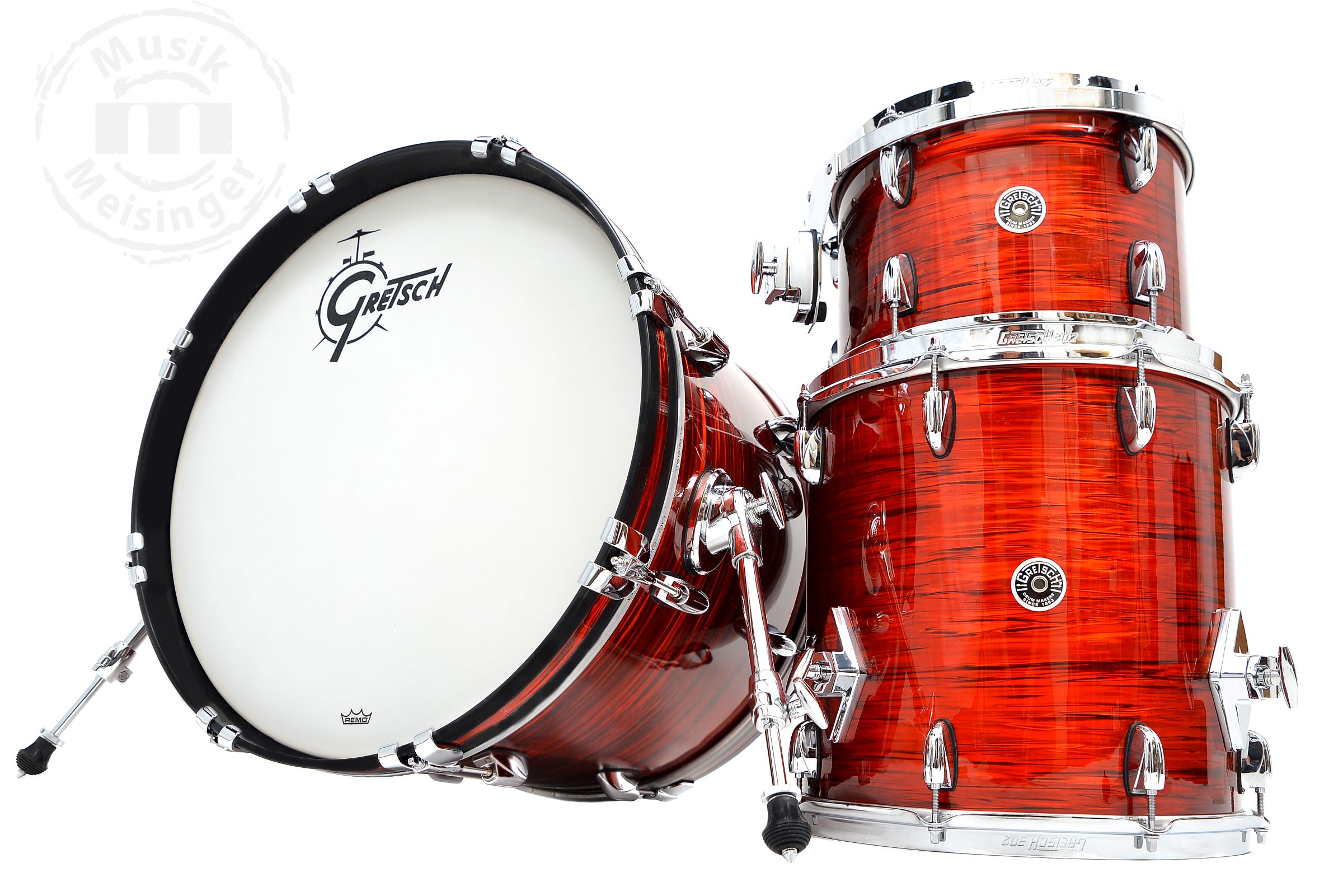 Gretsch USA Brooklyn 20x14/12x8/14x14 Orange Oyster