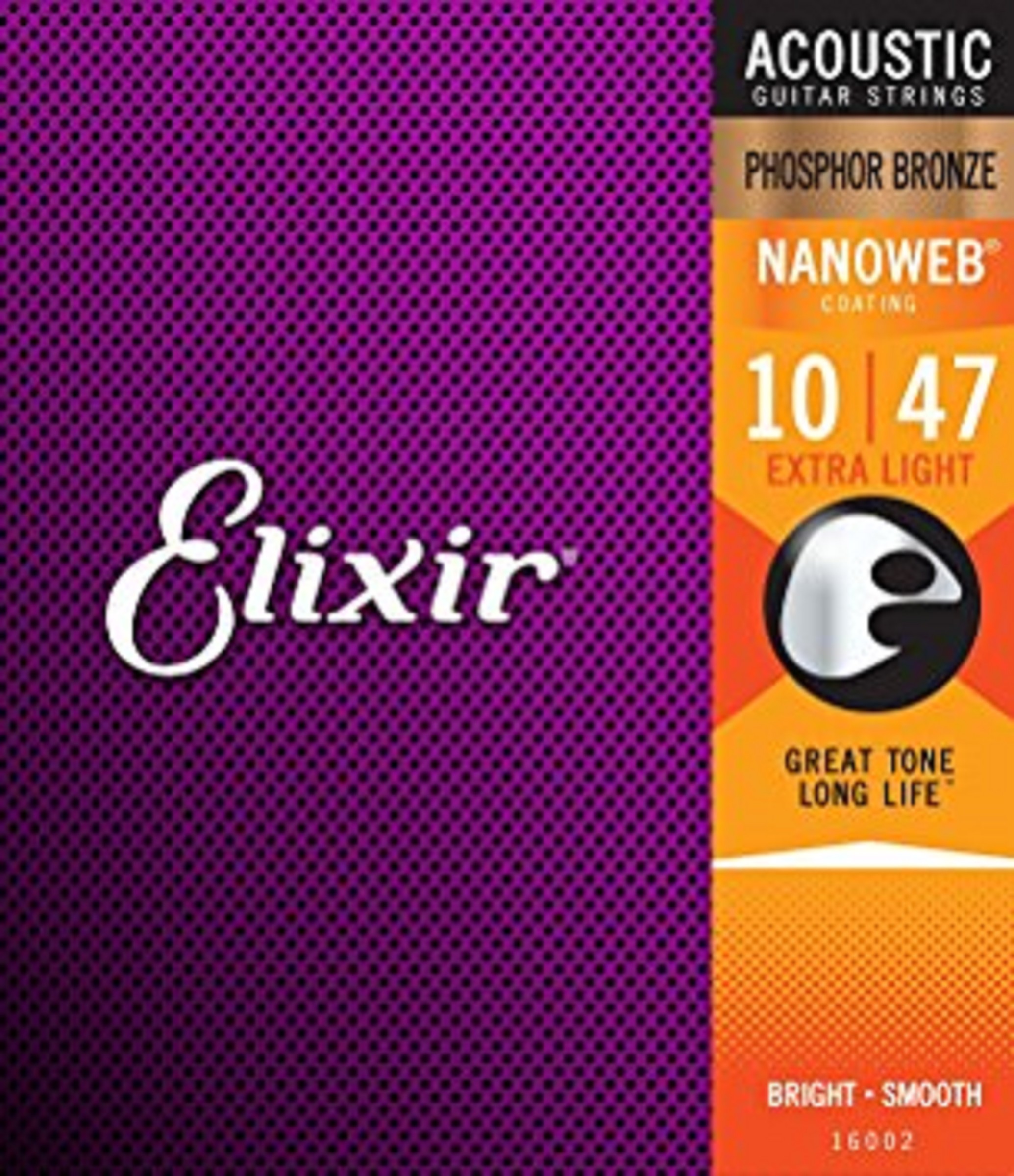 Elixir 16002 Nanoweb Extra Light Phosphor 010-047