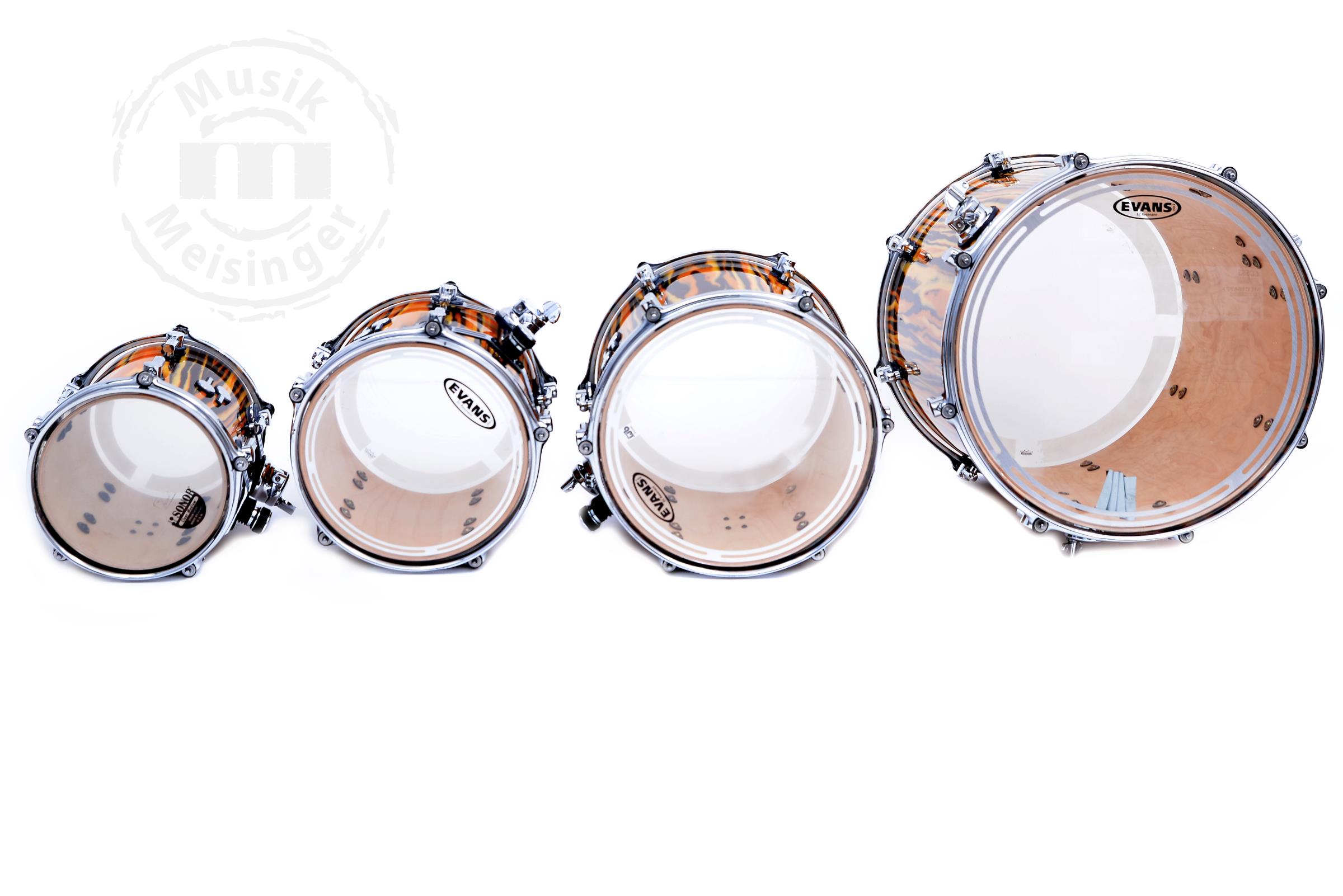 Sonor SQ2 22BD/8TT/10TT/12TT/16FT inkl. DTH+TS Tiger Finish