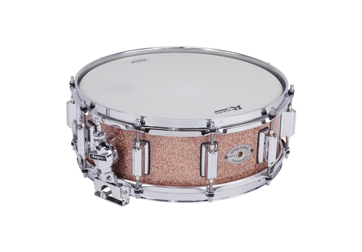 Rogers 14x5 Dyna-Sonic Snare Champagne Sparkle Rogers 14x5 Dyna-Sonic Snare Champagne Sparkle