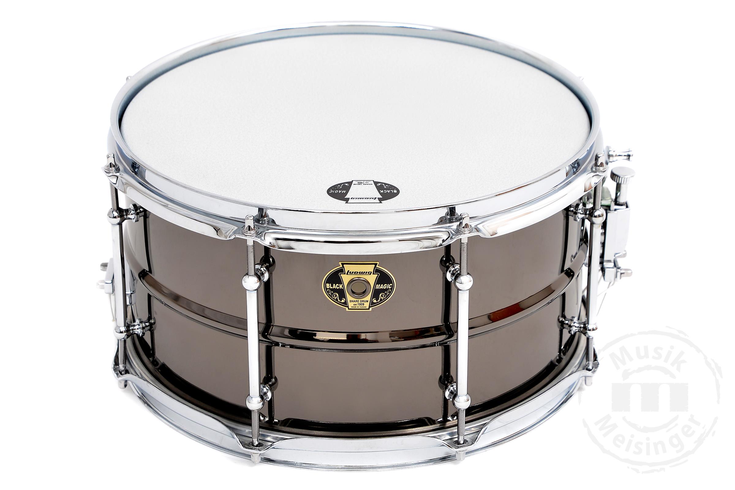 Ludwig LW0713C 13x7 Black Magic Chrome Snare