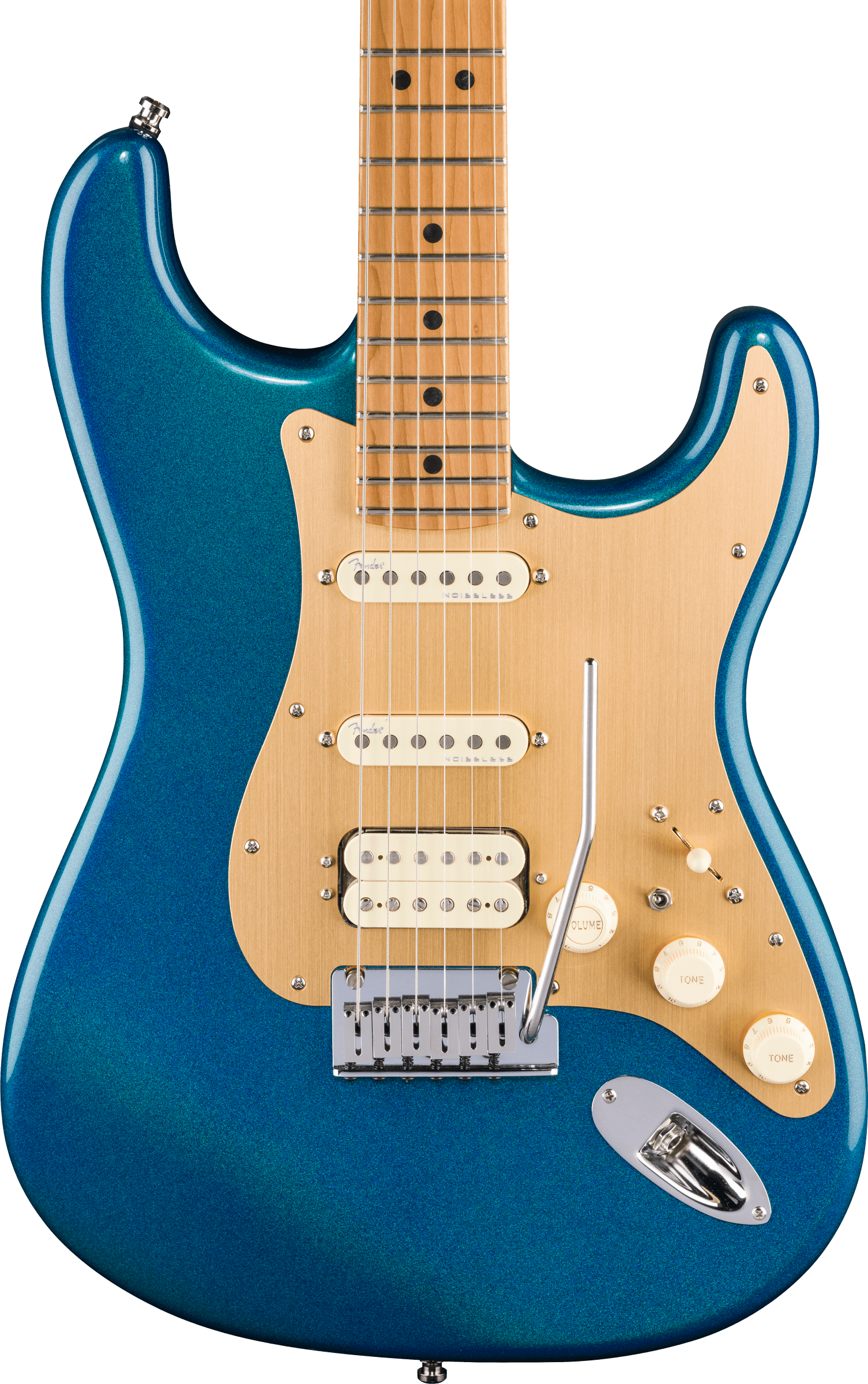 FENDER DE ULTRA II STRAT HSS RMN AUR