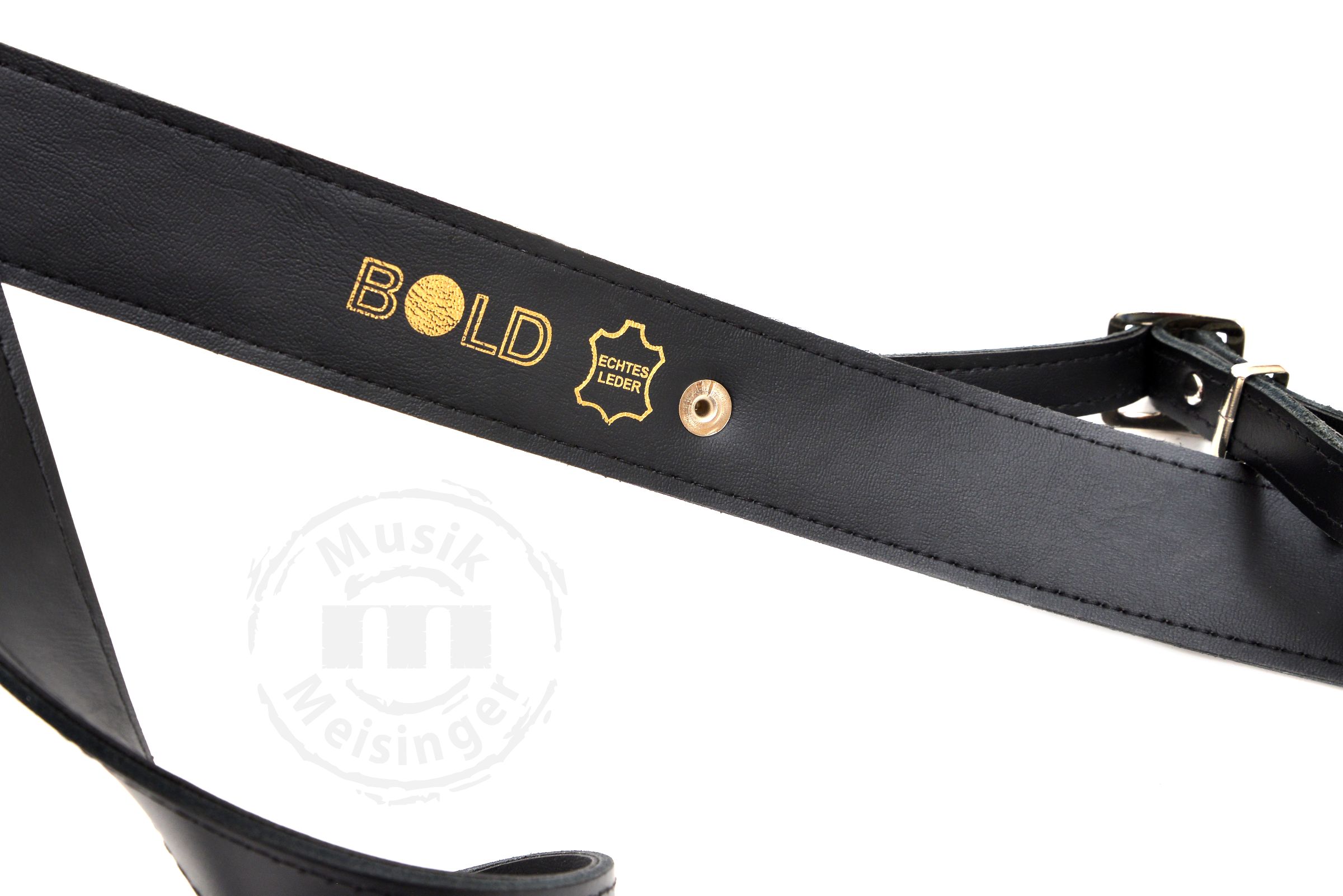 Bold 0200 Ledertragegurt Schwarz 40mm Seitenriemen Bold 0200 Ledertragegurt Schwarz 40mm Seitenriemen