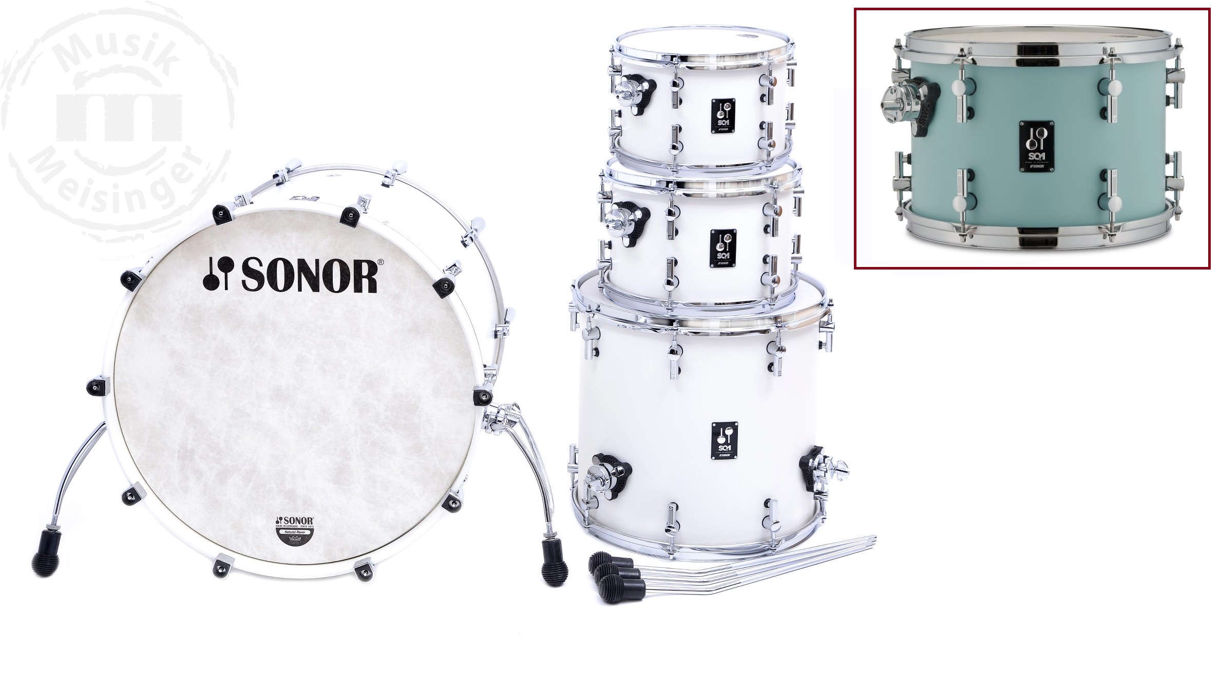 Sonor SQ1 Set Cruiser Blue 20BD/10T/12T/14FT