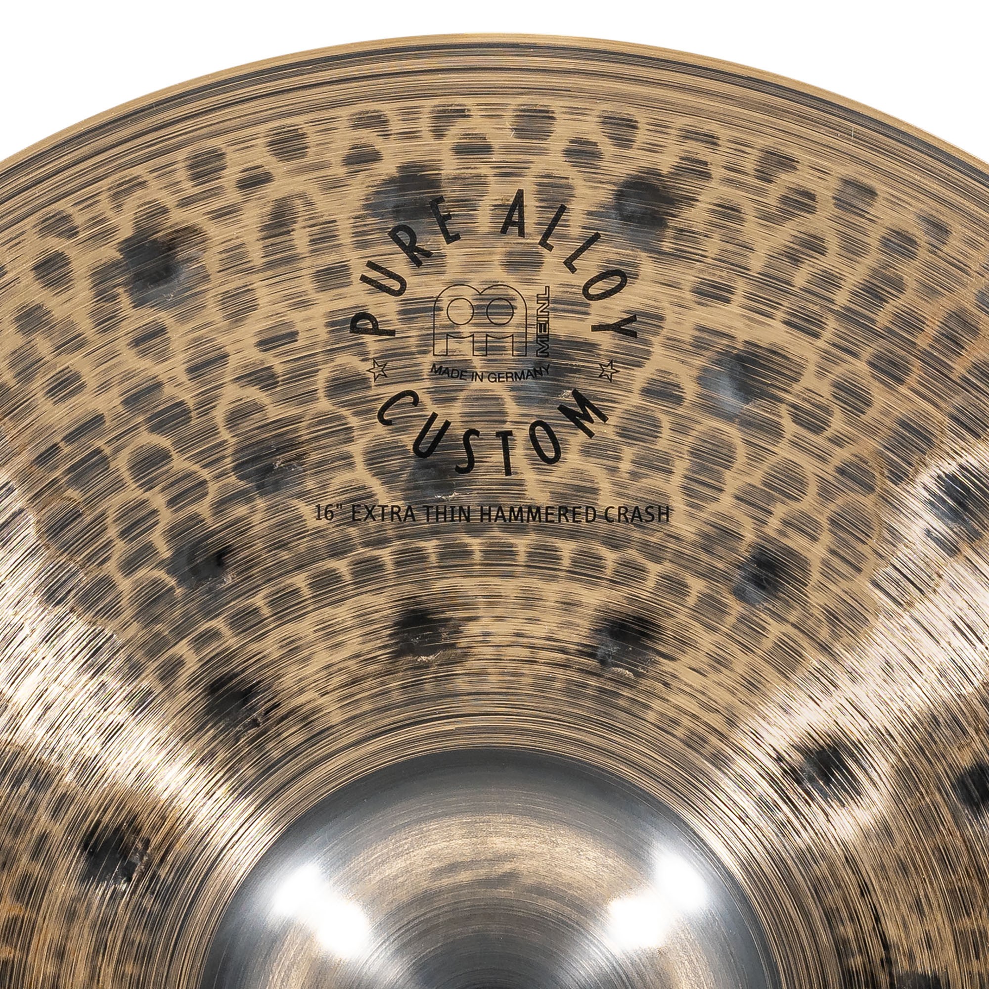 Meinl Pure Alloy 16" Custom Extra Thin Hammered Crash