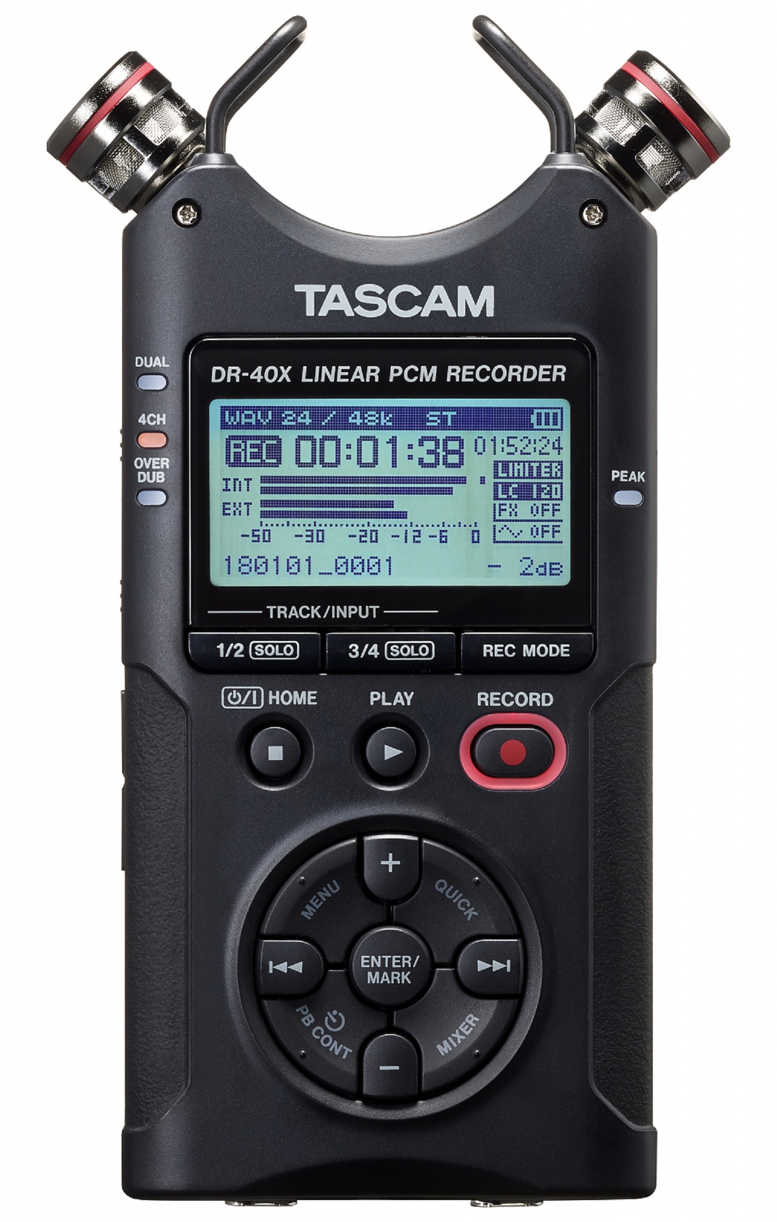 Tascam DR-40X 4-Spur-Handheld-Recorder