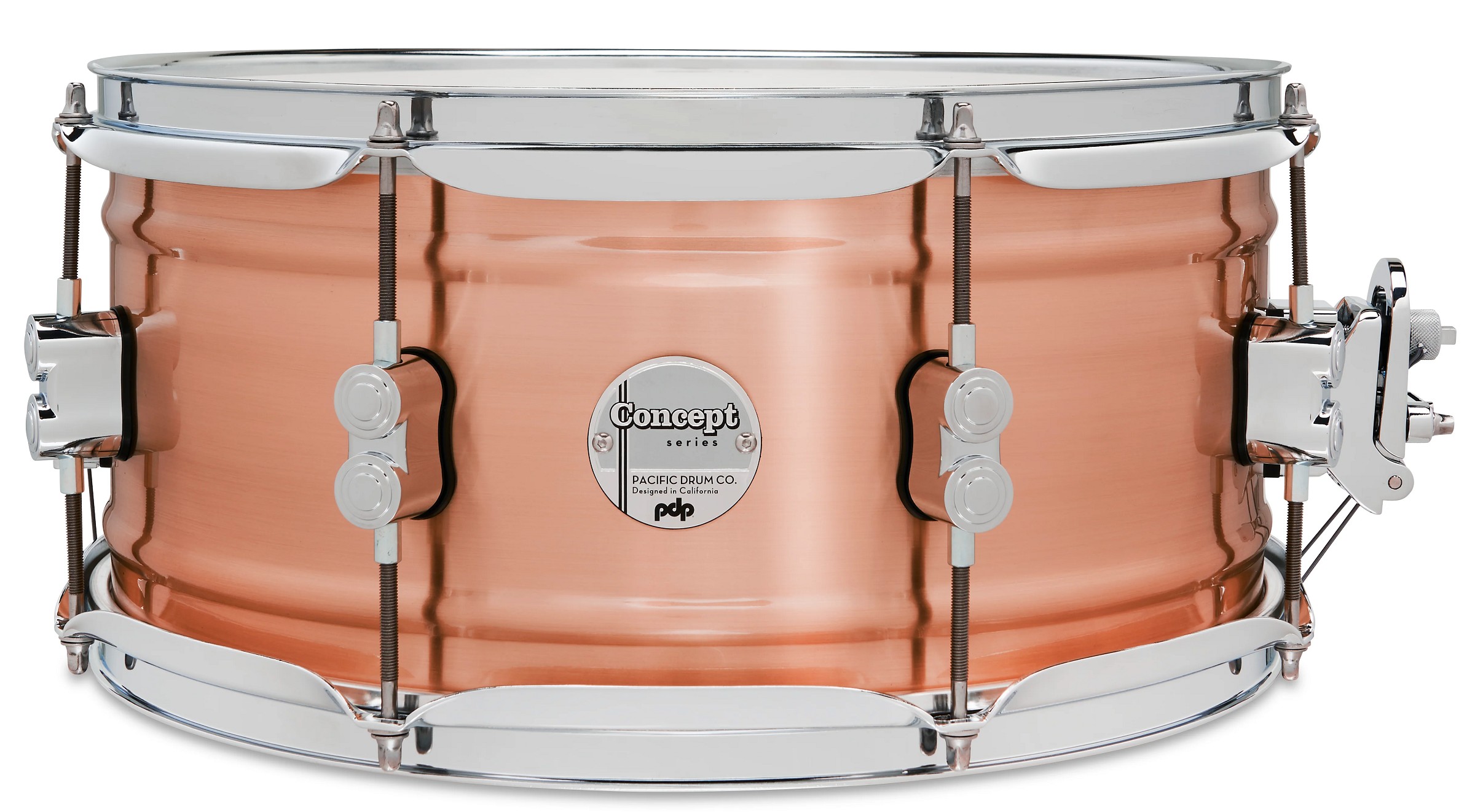 PDP Concept Brushed Copper Snare 14"x6,5"