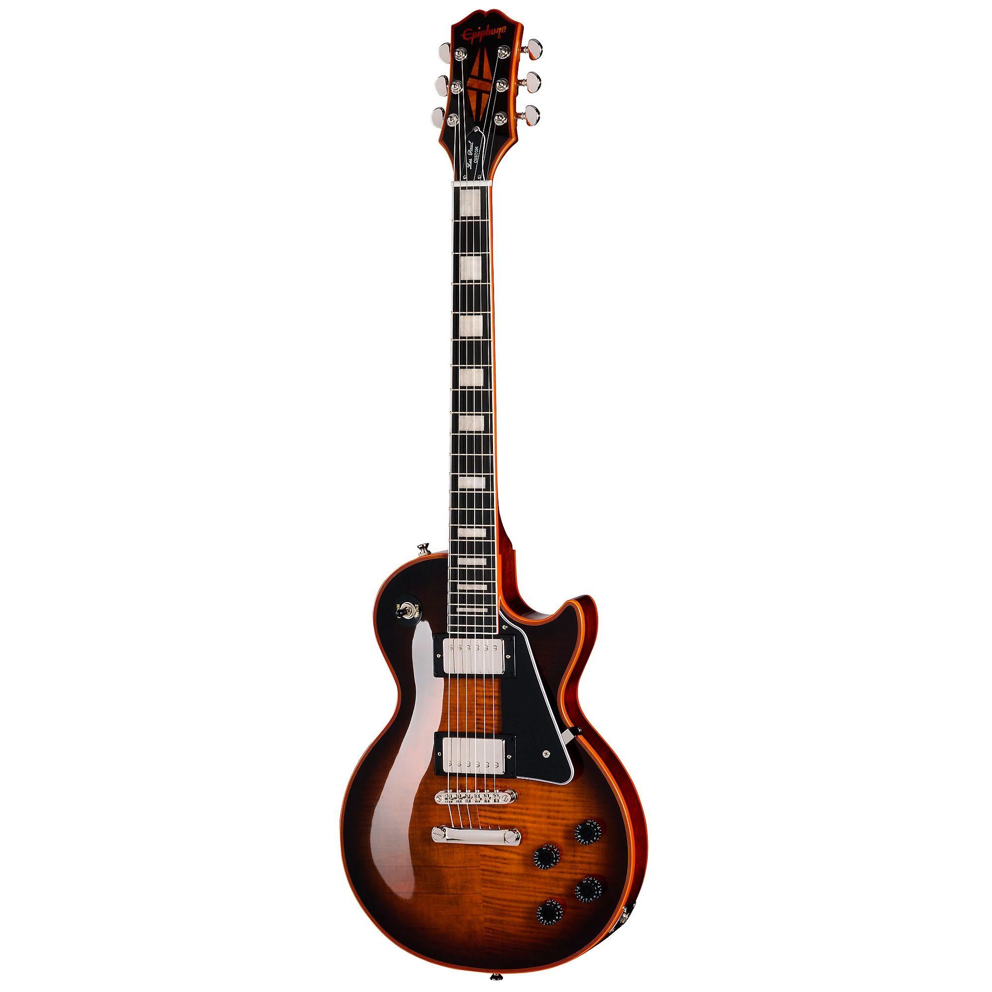 EPIPHONE Les Paul Custom Widow, Orange Burst, Exclusive