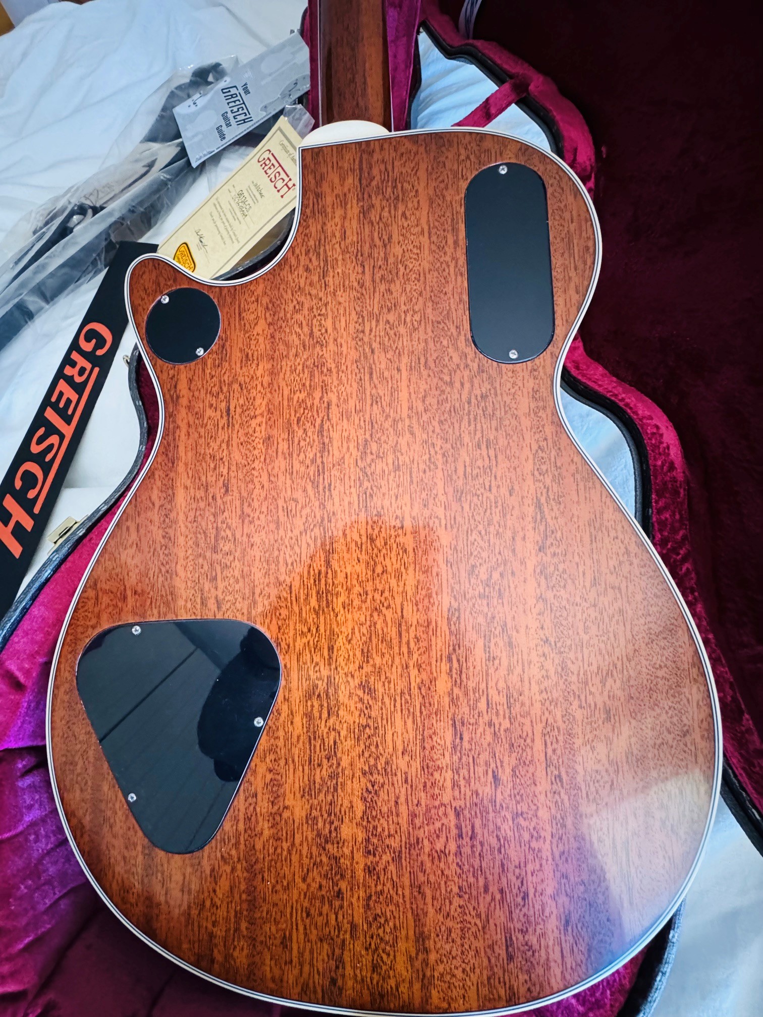GRETSCH G6134-59 BLACK SPARKLE C/C