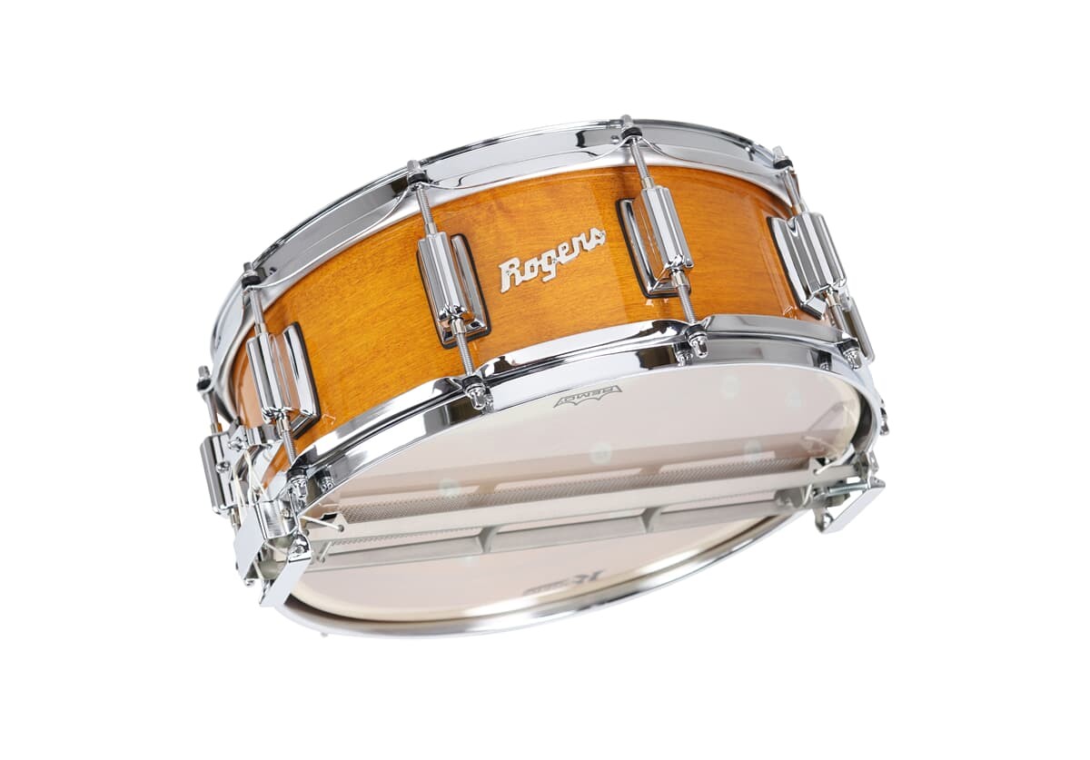 Rogers 14x5 Dyna-Sonic Snare Fruitwood Stain