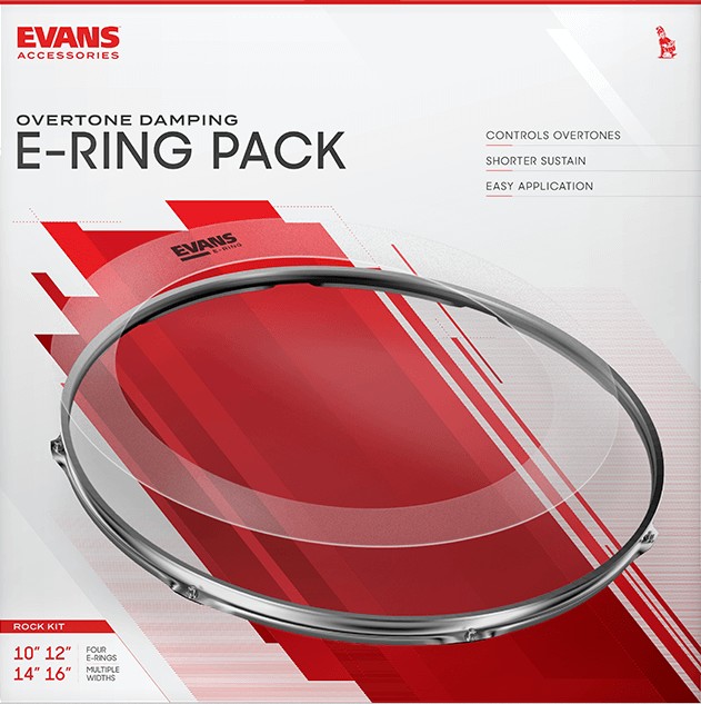 Evans E-Ring Set Rock 10/12/14/16