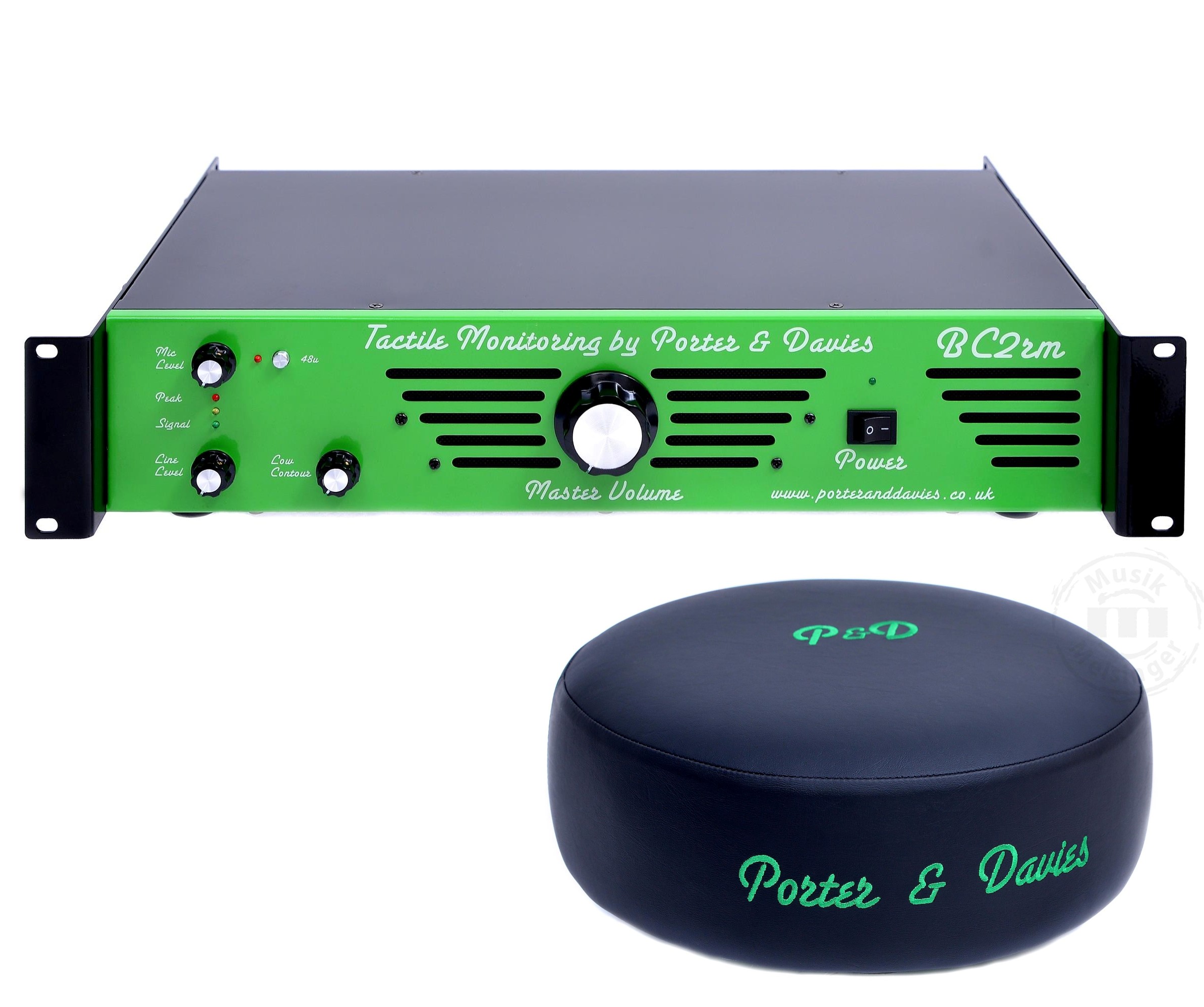Porter & Davies BC2rm - mit - Black Vinyl - Round