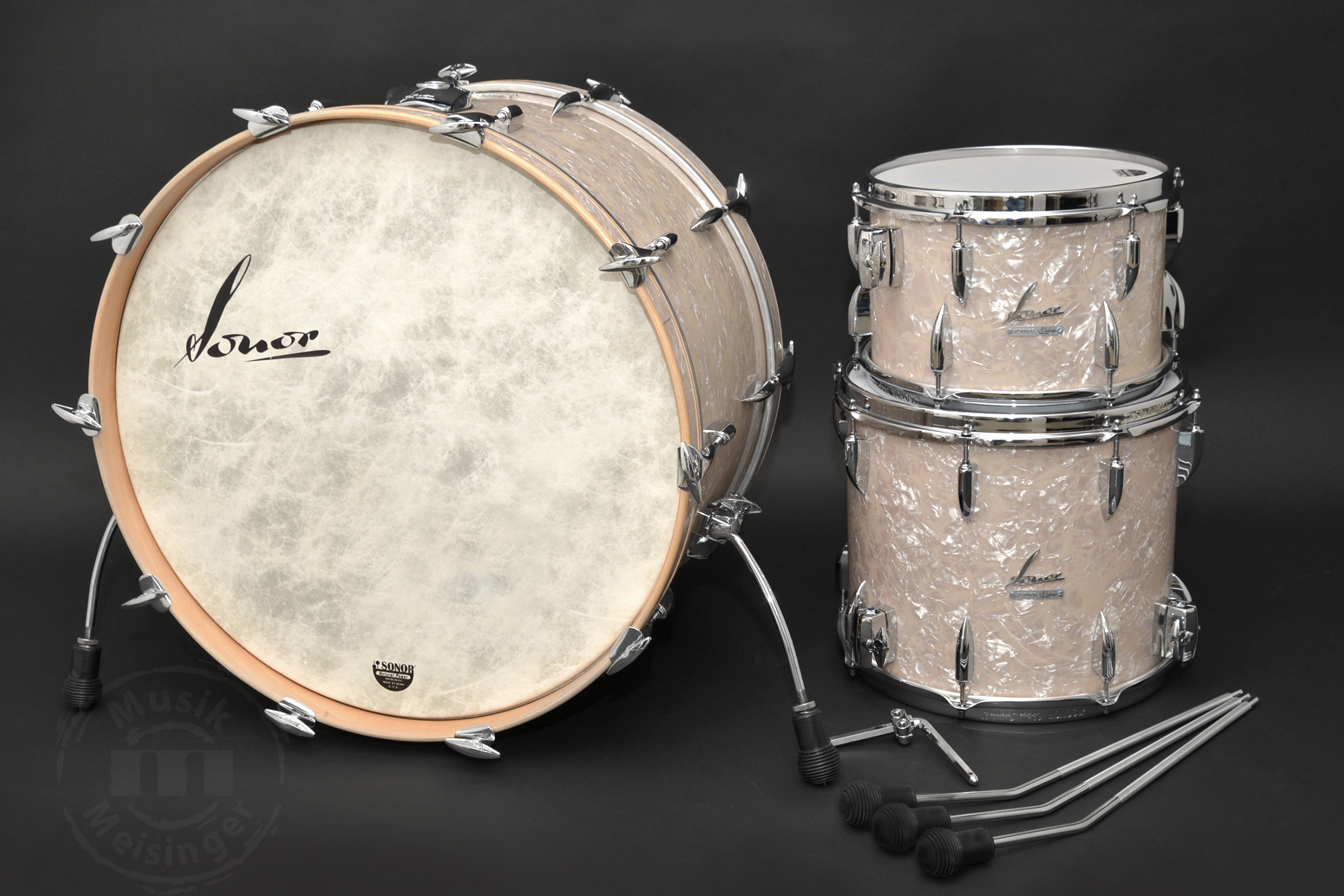 Sonor Vintage 20BD(WM)/12TT/14FT Vintage Pearl