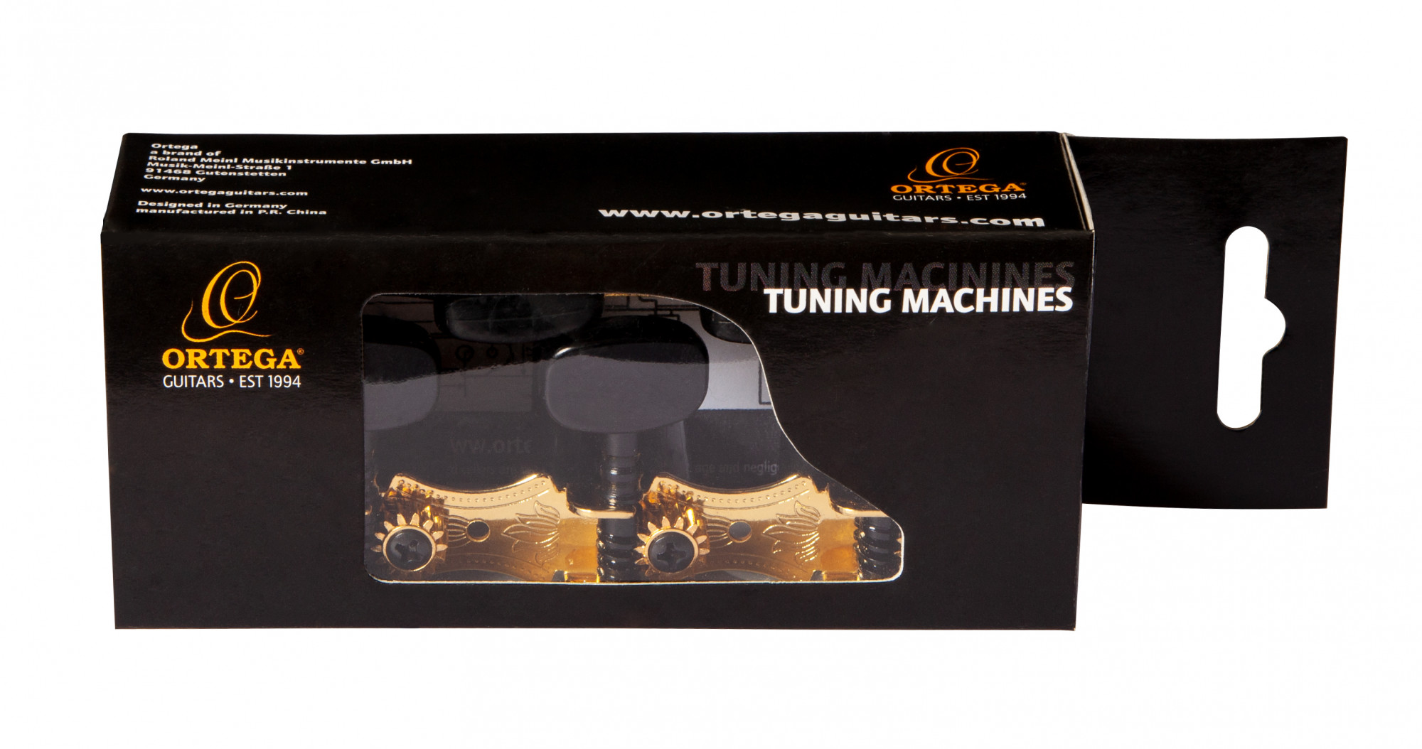 ORTEGA Family Series Guitar Tuning Machines - Gold/Black