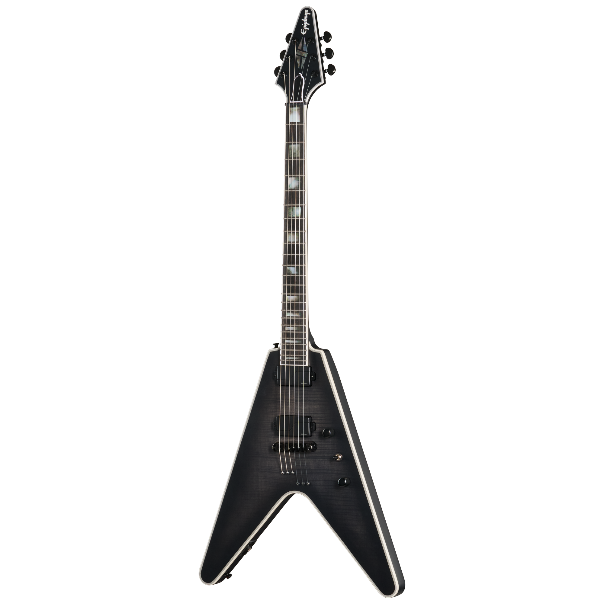 EPIPHONE Prophecy Flying V Obsidian Storm Satin