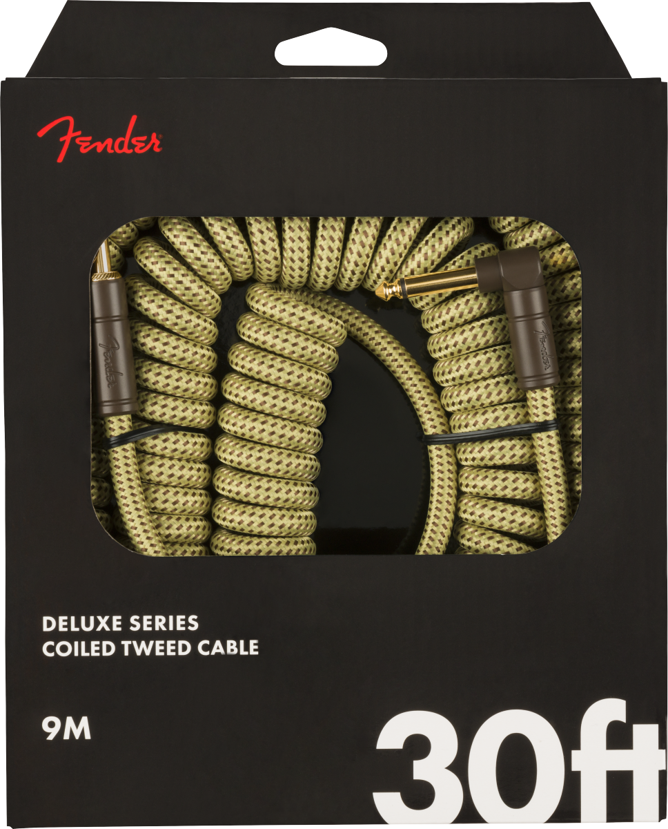 FENDER DELUXE COIL CABLE 30' TWD