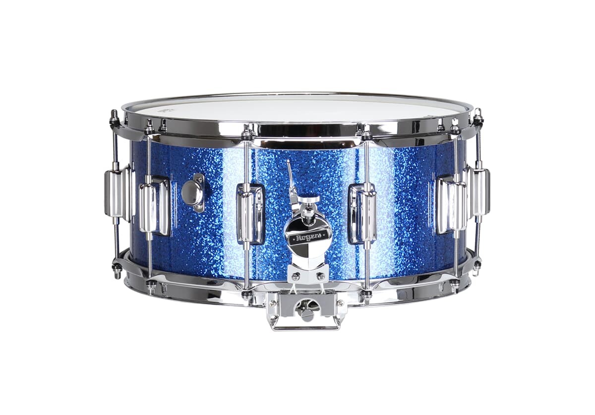 Rogers 14x6,5 Dyna-Sonic Snare Blue Sparkle Lacquer