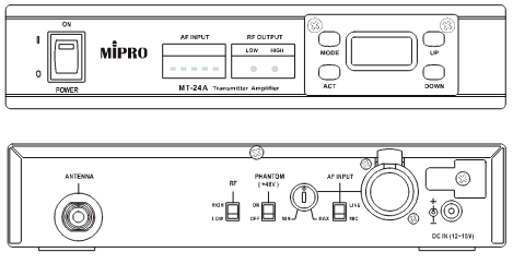 Mipro MT-24A Stationärer Sender 2,4 GHz