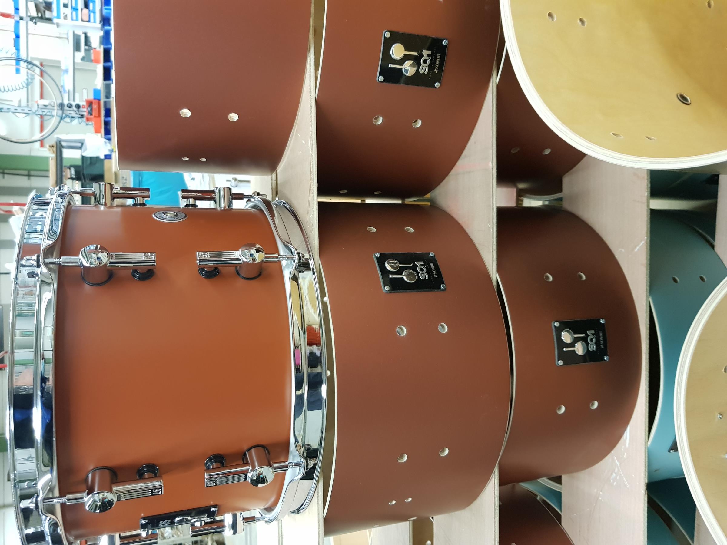 Sonor SQ1 Shell Set 22BD/12T/16FT Satin Copper (Prototyp)