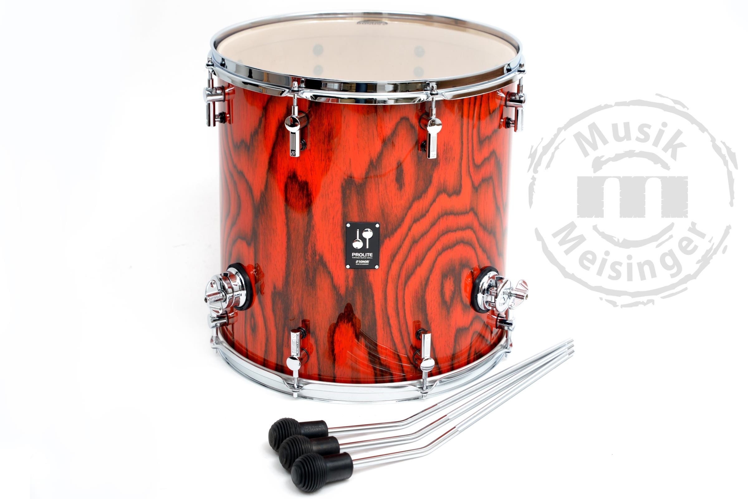 Sonor Prolite 16x14 Floortom Fiery Red
