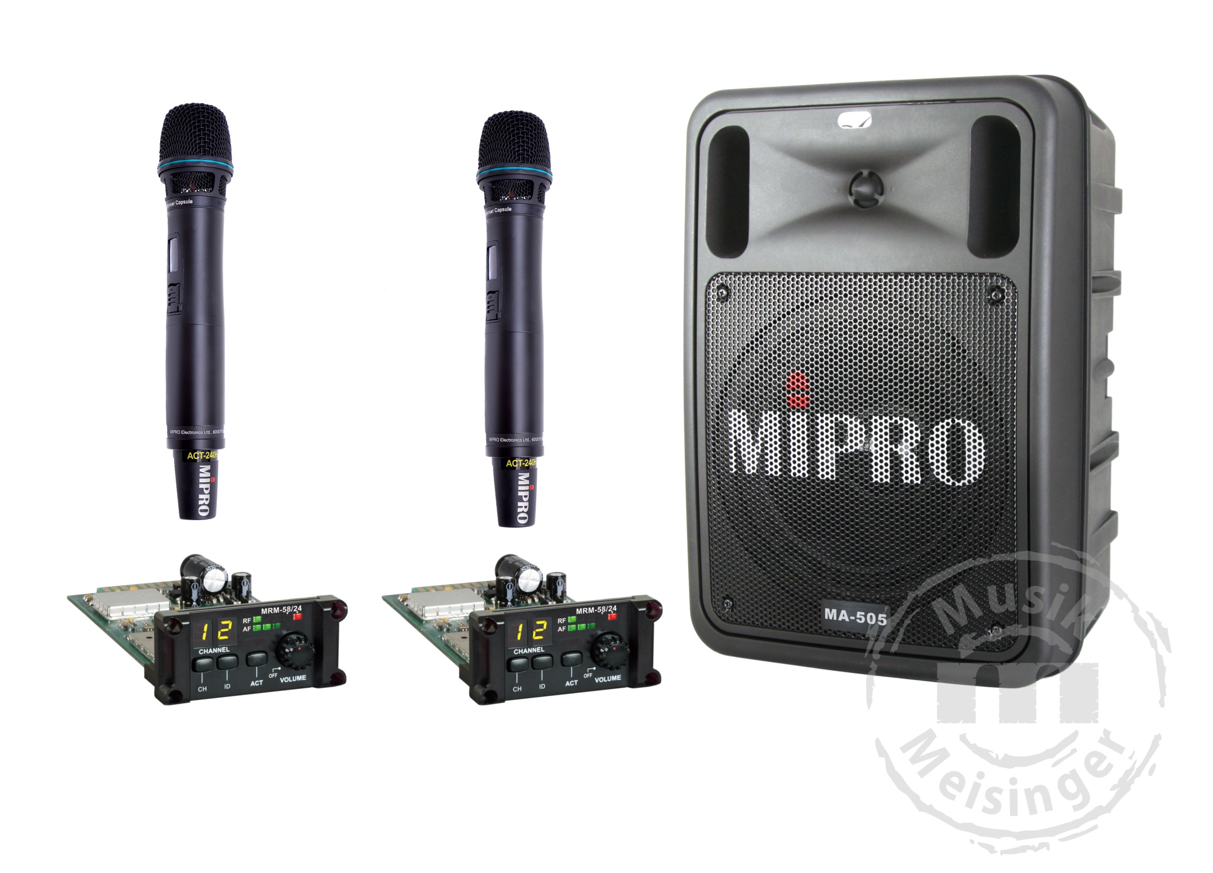 Mipro MA-505 Digital Handsender Duett Premium SET 1
