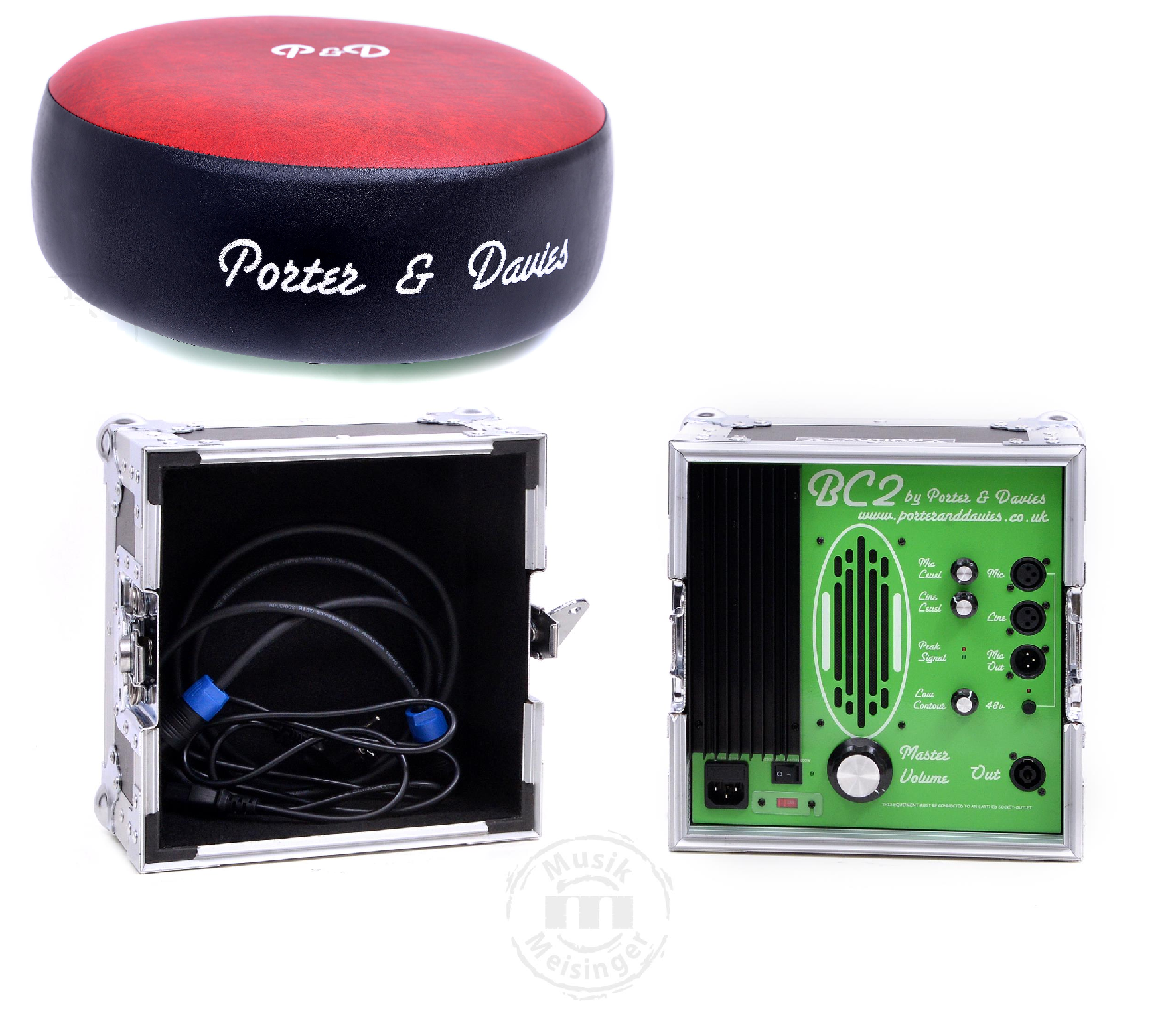 Porter & Davies BC2 - mit - Musik Meisinger Edt. Red/Black - Round