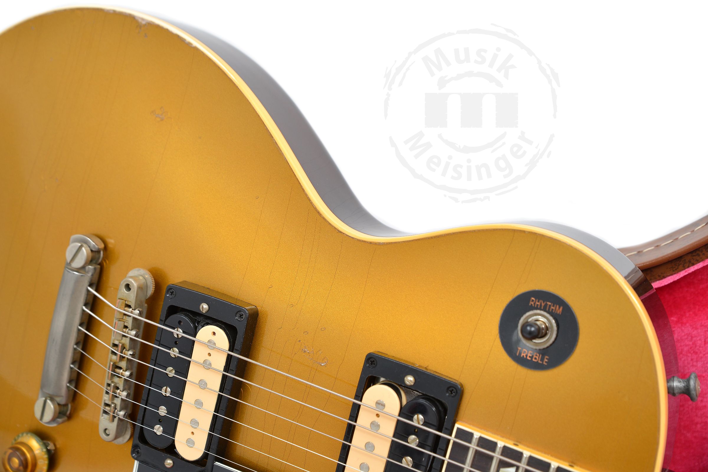 GIBSON 57 Les Paul Standard Goldtop Darkback Light Aged NH