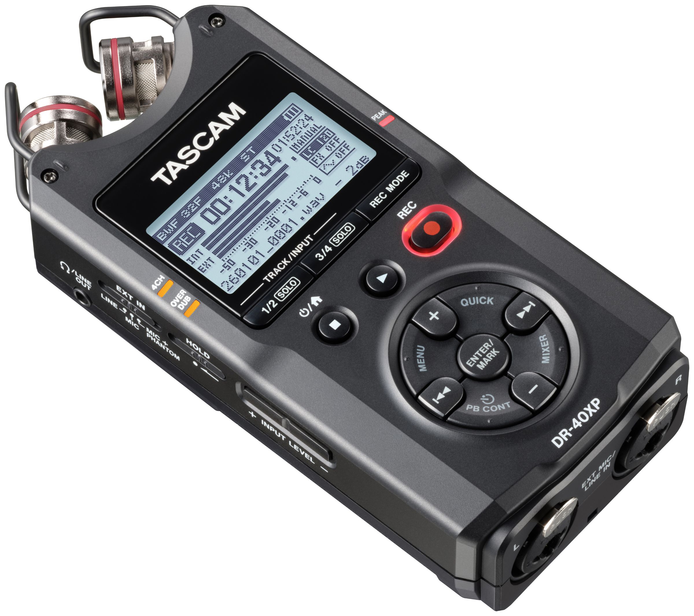 Tascam DR-40X 4-Spur-Handheld-Recorder
