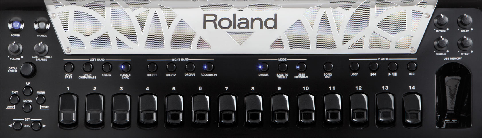 Roland FR-8 X BK V-Accordion inkl. Soft Bag