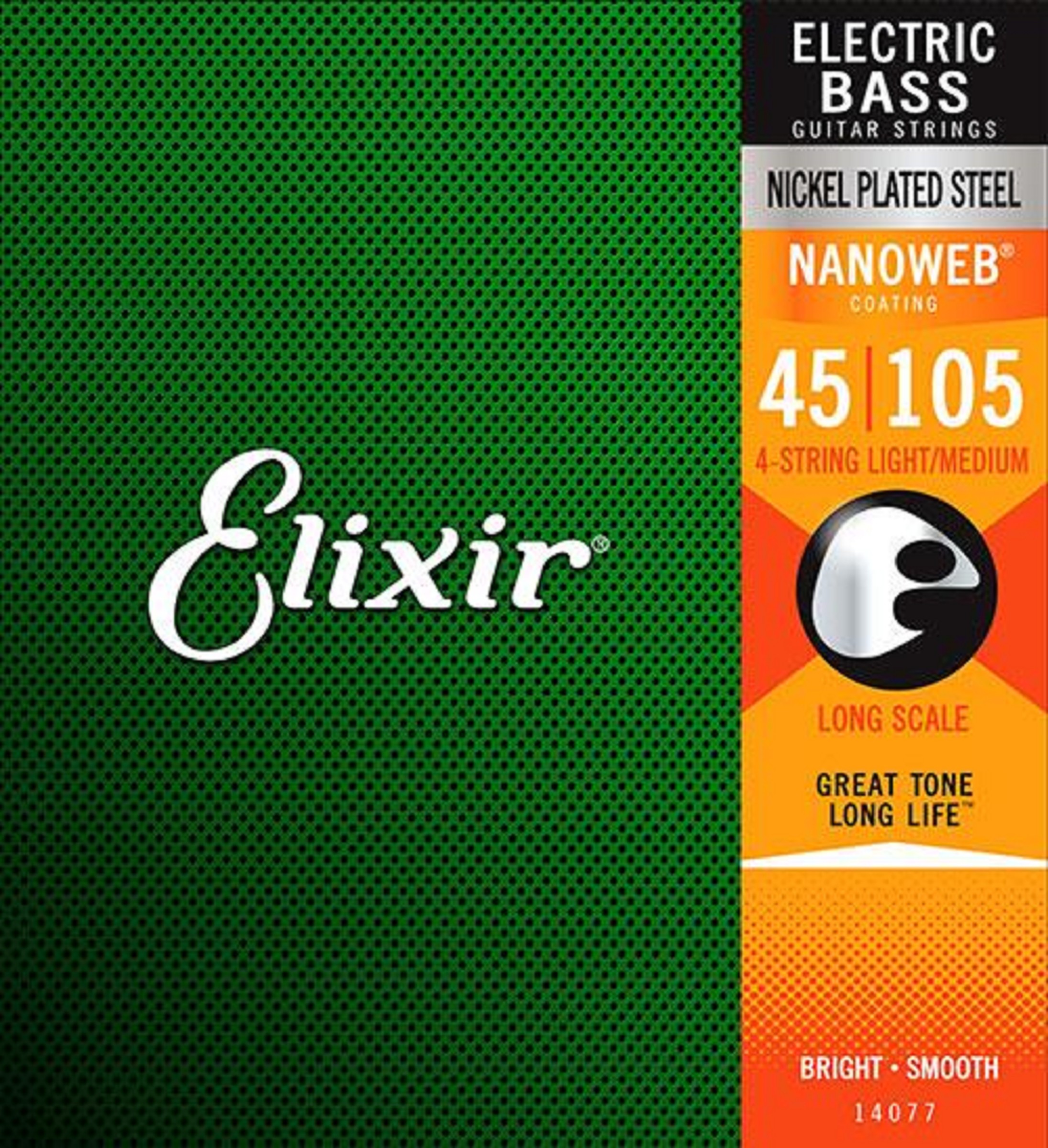 Elixir 14077 Nanoweb Medium Bass 045-105