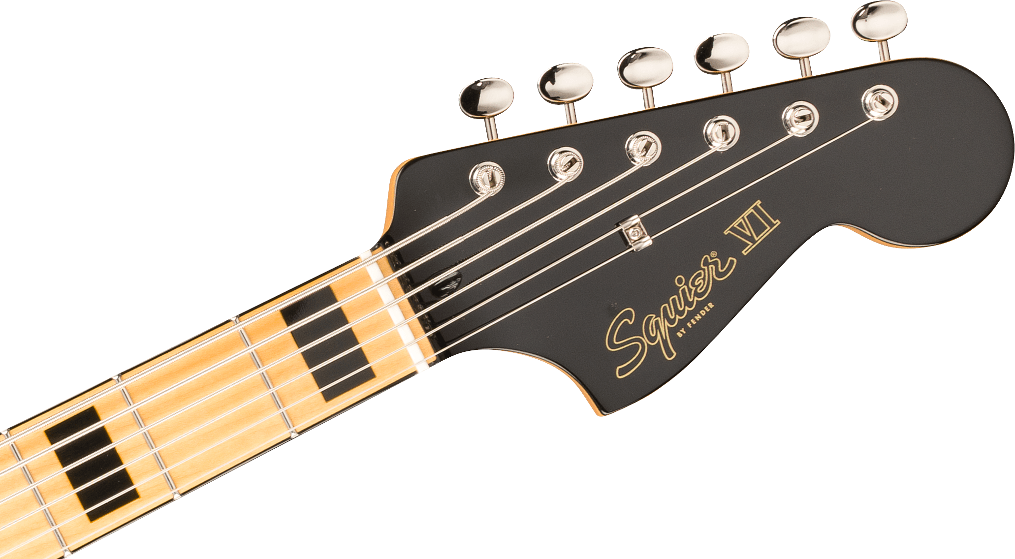 SQUIER FSR CV BASS VI MN BPG MH BLK