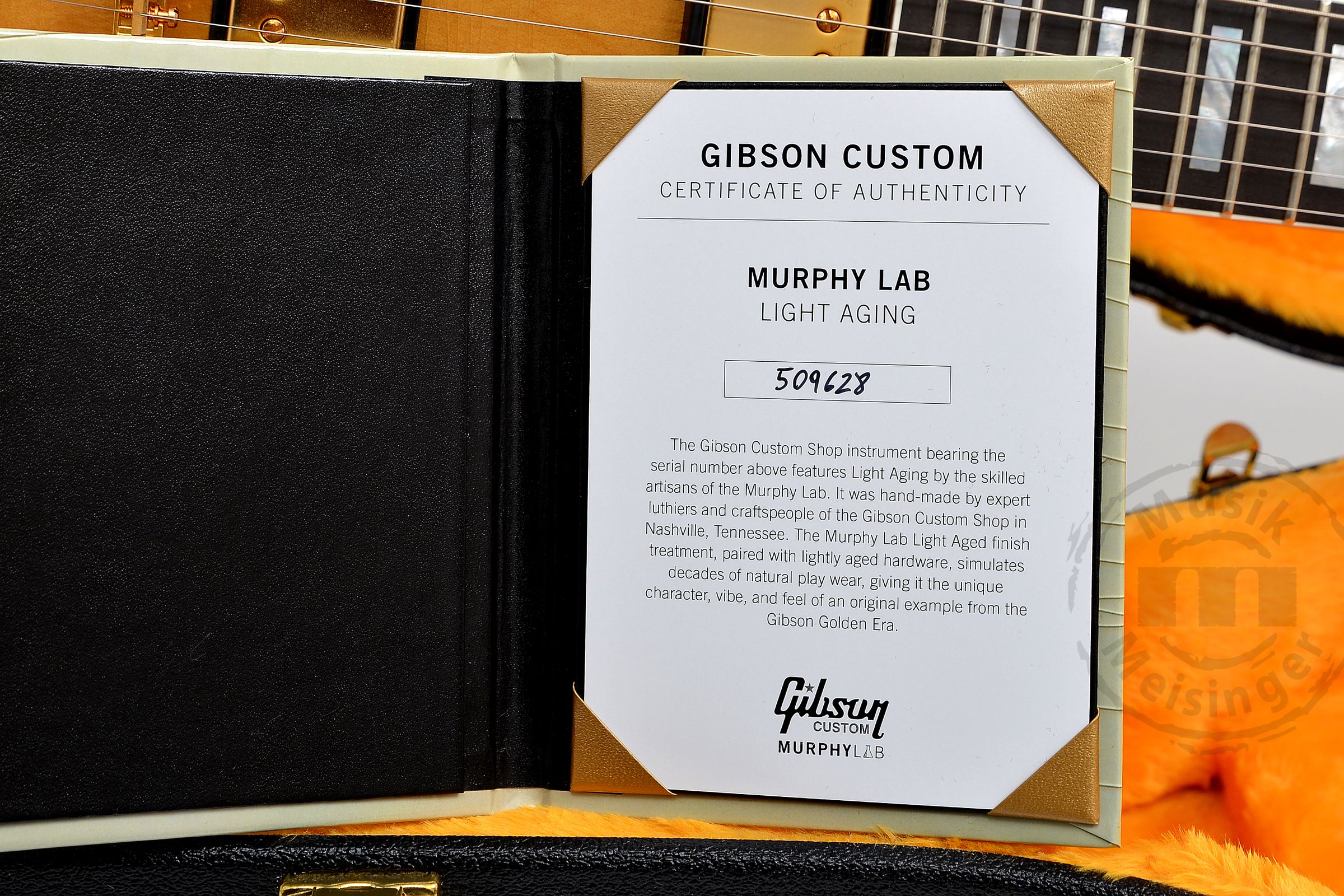 GIBSON 68 Les Paul Custom Argentine Grey Light Aged GH