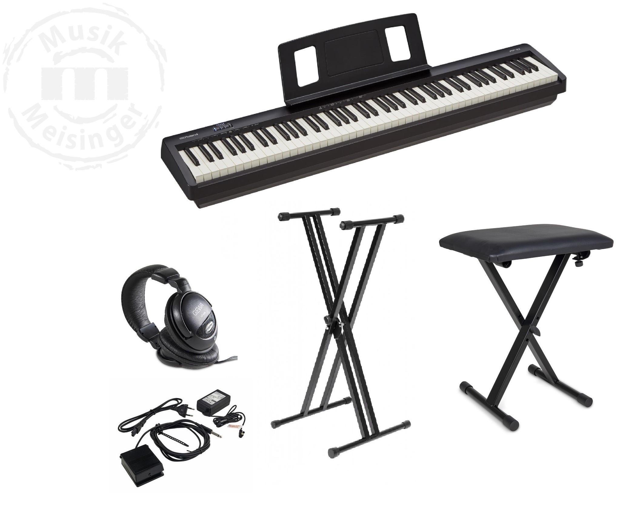 Roland FP-10 Stagepiano Bundle