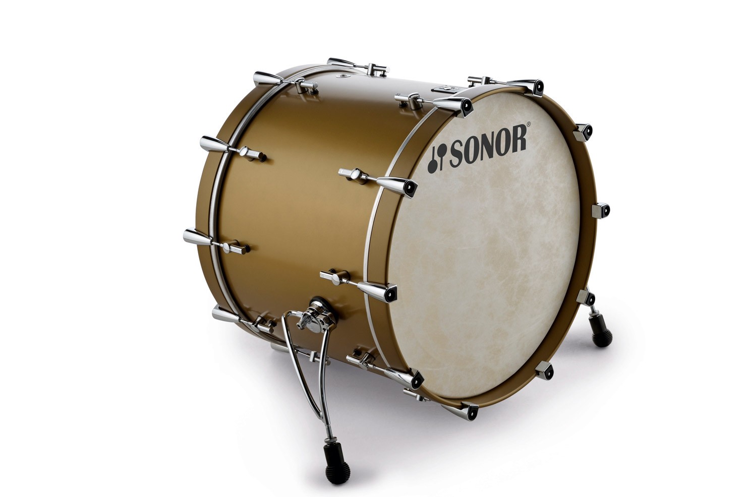 Sonor SQ1 24x14 Bassdrum Satin Gold Metallic
