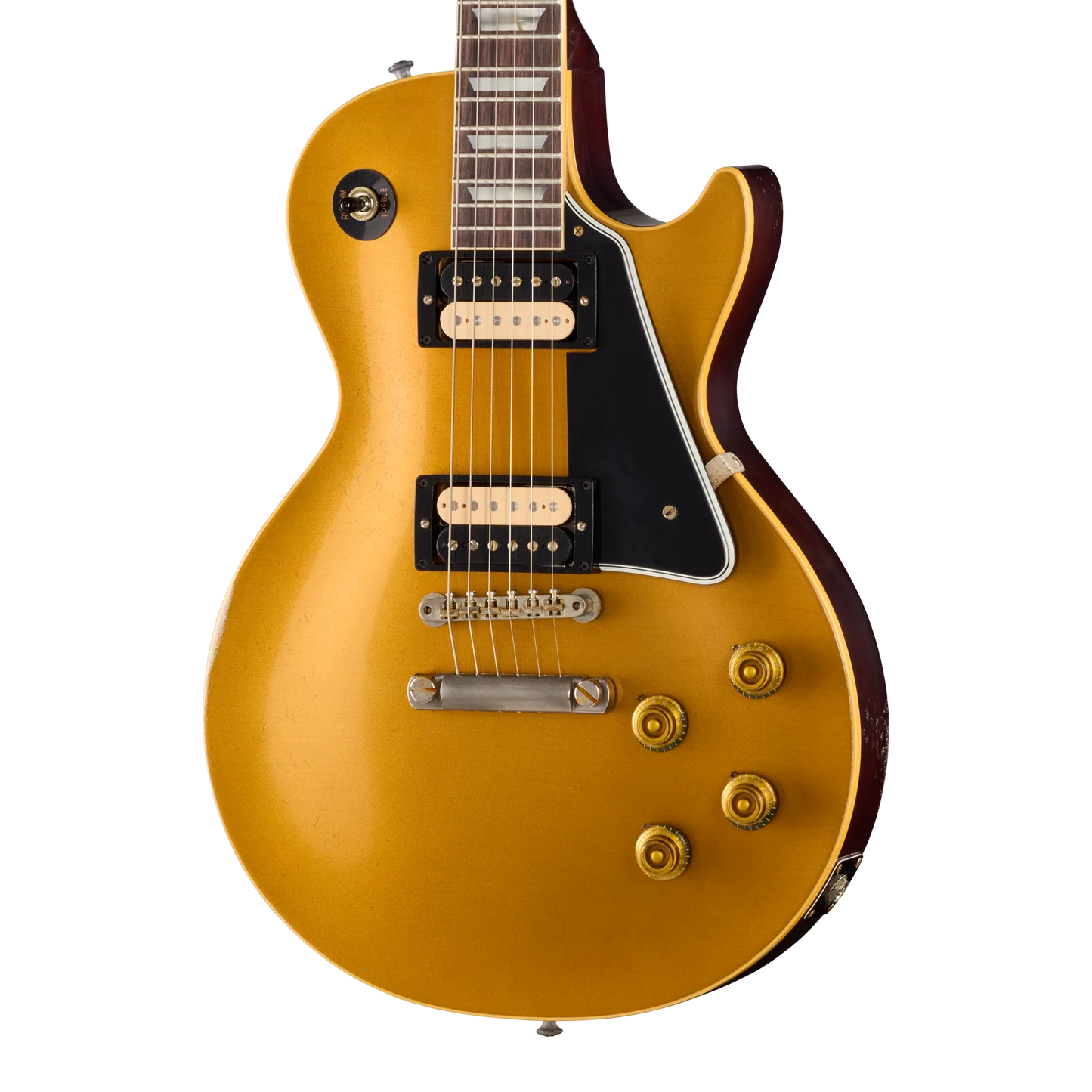 GIBSON 57 Les Paul Standard Goldtop Darkback Light Aged NH