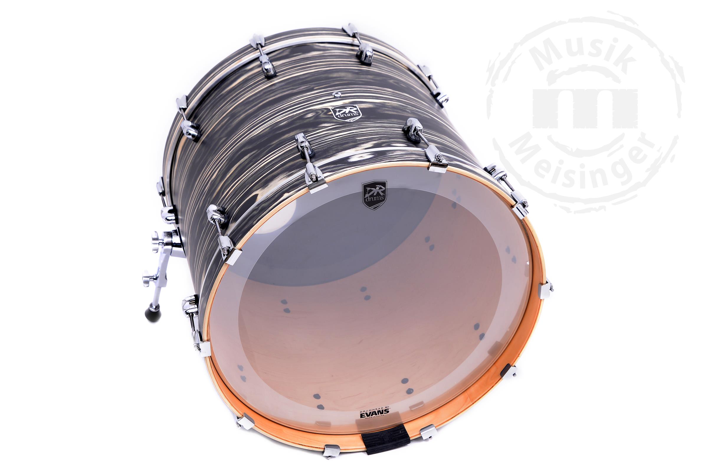 DR Drums Stage Attack 22BD/10TT/12TT/16FT Black/White