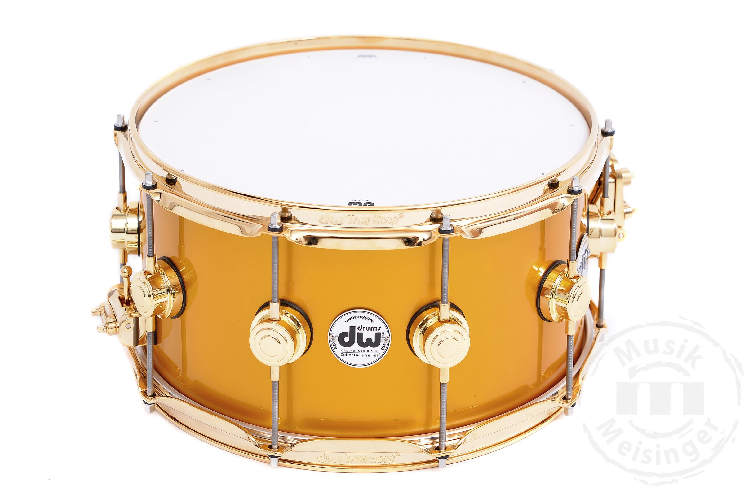 dw Collectors 14x7 Snare Vegas Gold (Gold HW)